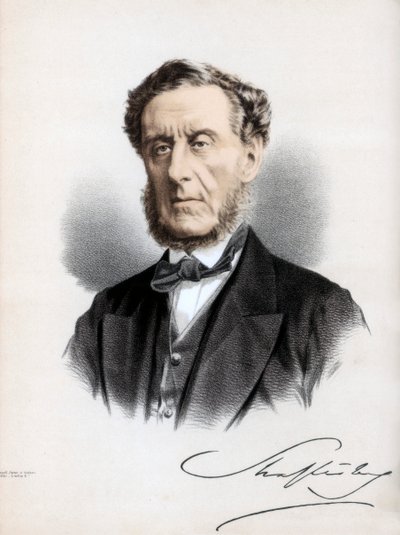 Anthony Ashley Cooper, 7º Conde de Shaftesbury, político e filantropo inglês, c1890. de Petter and Galpin Cassell