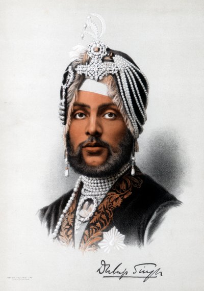 Duleep Singh, governante sikh, c1890. de Petter and Galpin Cassell