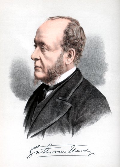 Gathorne Hardy, 1º conde de Cranbrook, político conservador britânico, c1890. de Petter and Galpin Cassell
