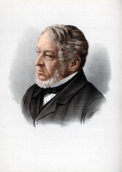 Nathan Rothschild, 1º Barão Rothschild, banqueiro e político britânico, c1890. de Petter and Galpin Cassell