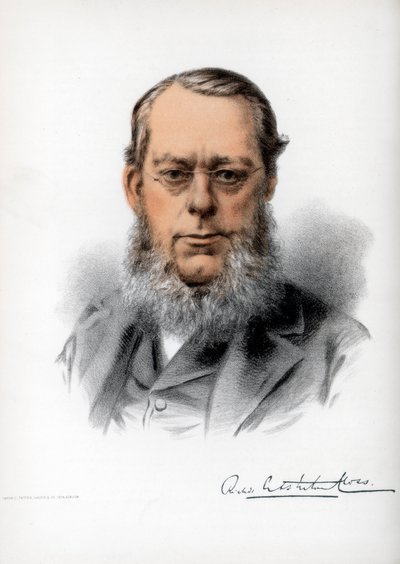 Richard Assheton Cross, 1º Visconde Cross, estadista britânico, c1890. de Petter and Galpin Cassell