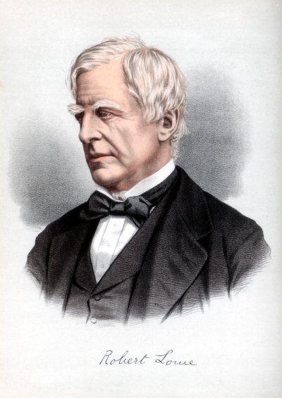 Robert Lowe, 1º visconde Sherbrooke, estadista britânico, c1890. de Petter and Galpin Cassell