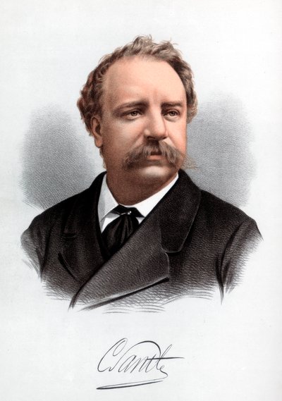 Sir Charles Santley, vocalista inglês, c1890. de Petter and Galpin Cassell