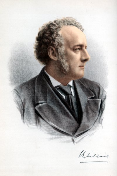 Sir John Everett Millais, ø Baronet, pintor e ilustrador britânico, c1890. de Petter and Galpin Cassell