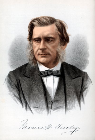 Thomas Henry Huxley, biólogo inglês, c1890. de Petter and Galpin Cassell