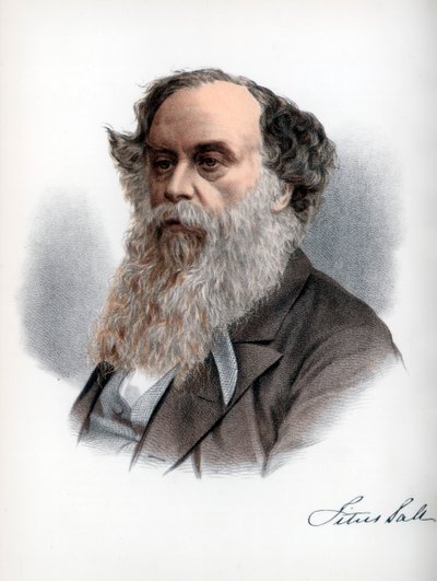 Titus Salt, lã britânica e industrial, c1890. de Petter and Galpin Cassell