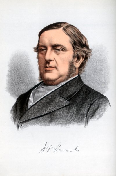 William Vernon Harcourt, estadista liberal britânico, c1890. de Petter and Galpin Cassell