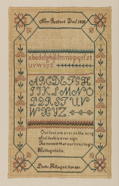 Sampler de Phebe Hill