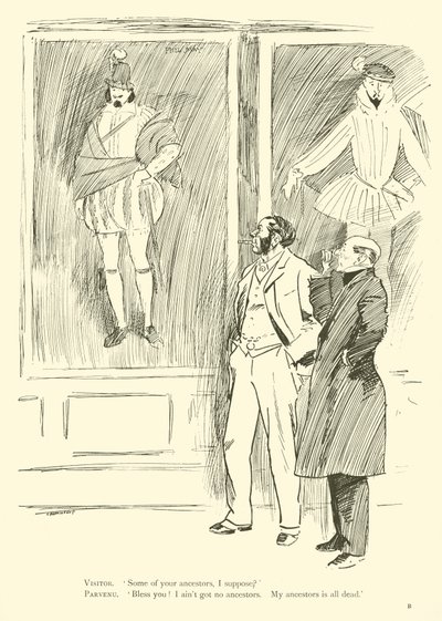 Cartum de Phil May, dos anos 1890 (litho) de Phil May