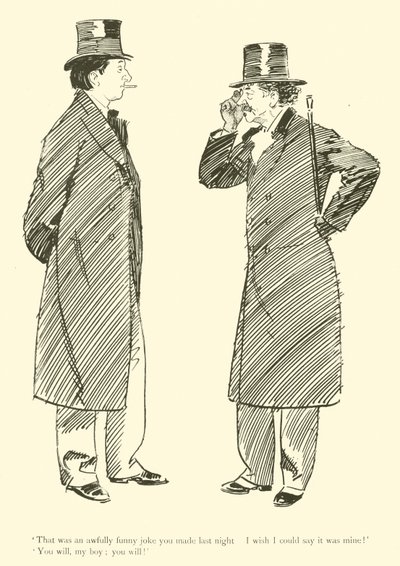 Cartum de Phil May, dos anos 1890 (litho) de Phil May