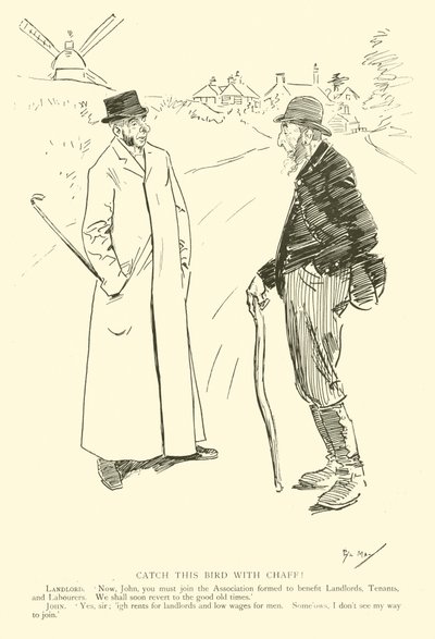 Cartum de Phil May, dos anos 1890 (litho) de Phil May