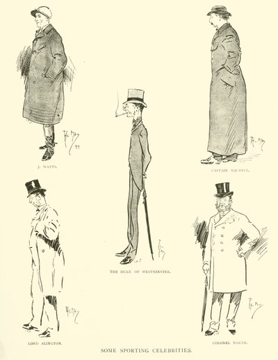 Cartum de Phil May, dos anos 1890 (litho) de Phil May