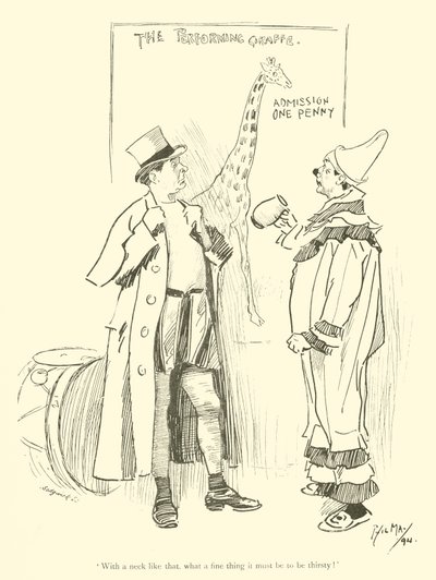 Cartum de Phil May, dos anos 1890 (litho) de Phil May