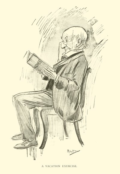 Cartum de Phil May, dos anos 1890 (litho) de Phil May