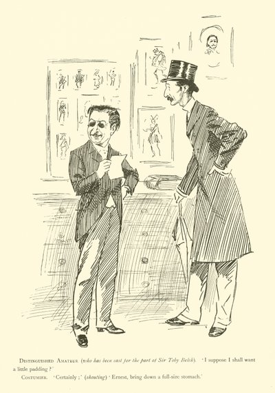 Cartum de Phil May, dos anos 1890 (litho) de Phil May