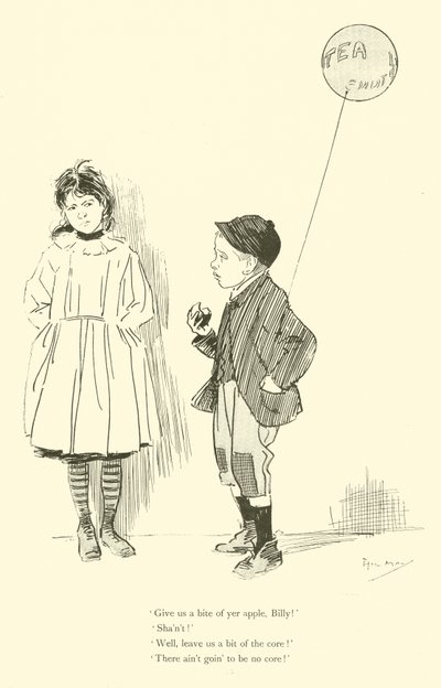 Cartum de Phil May, dos anos 1890 (litho) de Phil May