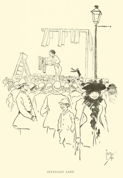 Cartum de Phil May, dos anos 1890 (litho) de Phil May