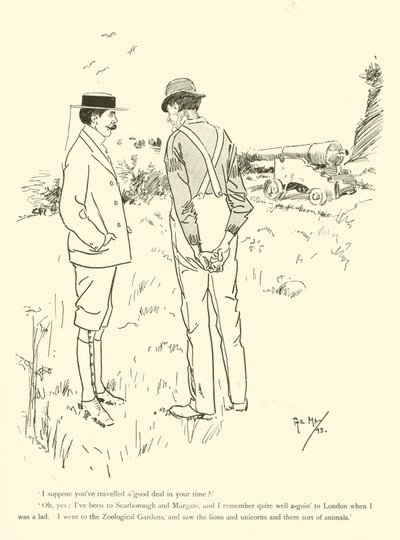 Cartum de Phil May, dos anos 1890 (litho) de Phil May