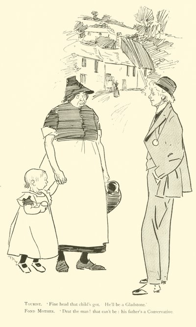 Cartum de Phil May, dos anos 1890 (litho) de Phil May