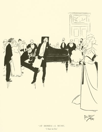 Cartum de Phil May, dos anos 1890 (litho) de Phil May