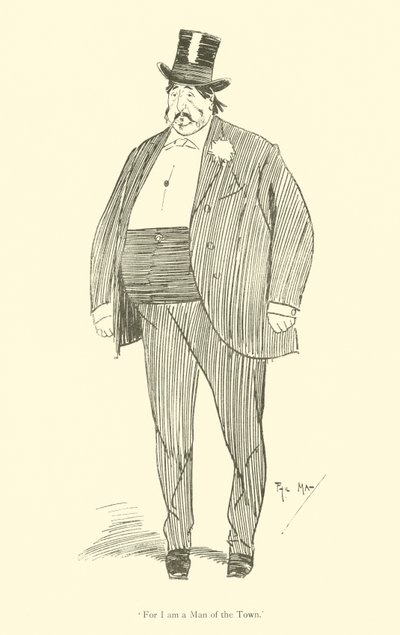 Cartum de Phil May, dos anos 1890 (litho) de Phil May