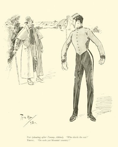 Cartum de Phil May, dos anos 1890 (litho) de Phil May
