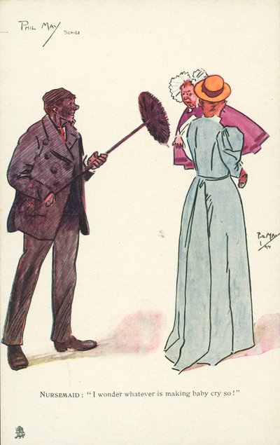 Varrer chaminés fazer chorar um bebé (cor litho) de Phil May