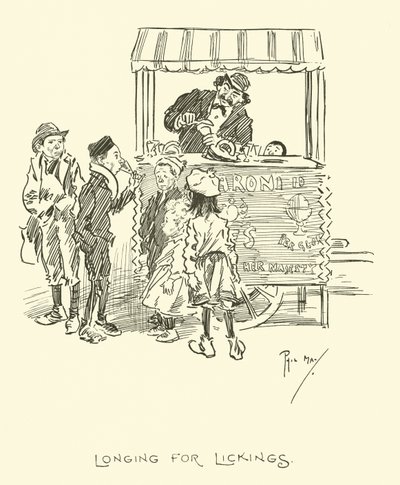 Ilustração para Phil Mays Gutter-Snipes de Phil May