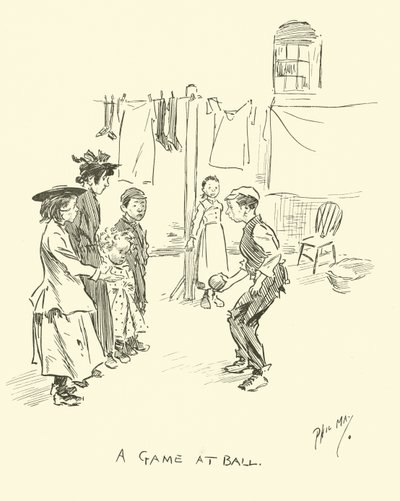 Ilustração para Phil Mays Gutter-Snipes de Phil May