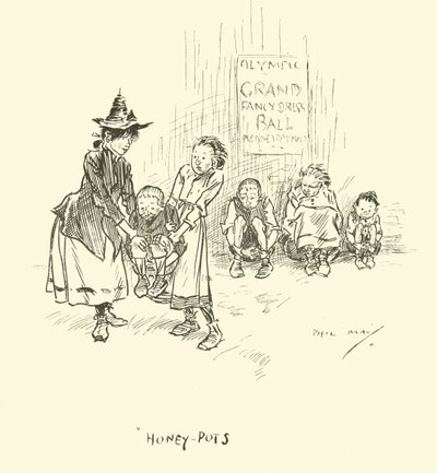 Ilustração para Phil Mays Gutter-Snipes de Phil May