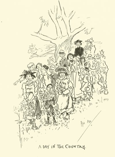 Ilustração para Phil Mays Gutter-Snipes de Phil May