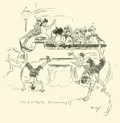 Ilustração para Phil Mays Gutter-Snipes de Phil May