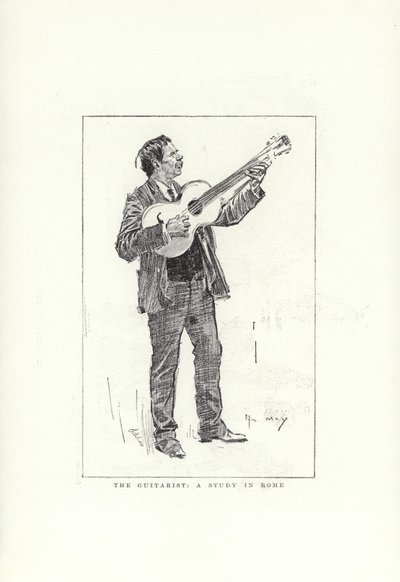 The Guitarist, um estudo em Roma de Phil May