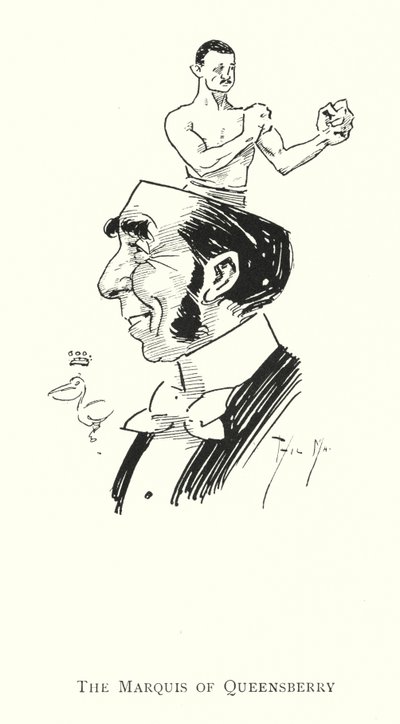 O Marquês de Queensberry (litho) de Phil May