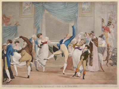 Mania da dança de Philibert-Louis Debucourt