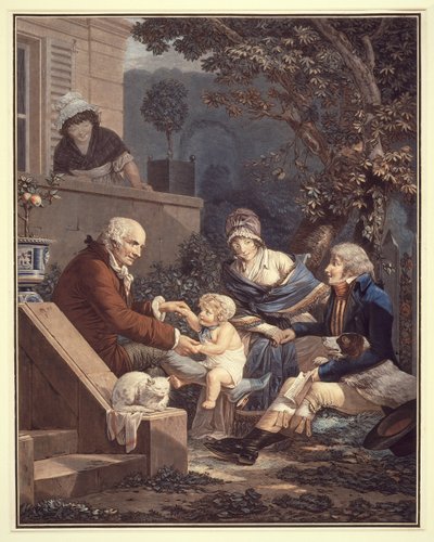 Os prazeres paternos de Philibert-Louis Debucourt