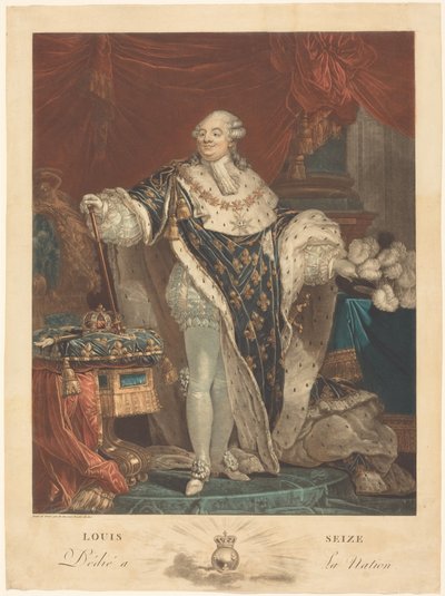 Luís XVI de Philibert-Louis Debucourt