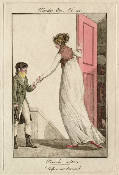 Pega-lhe depressa (penteado) de Philibert-Louis Debucourt
