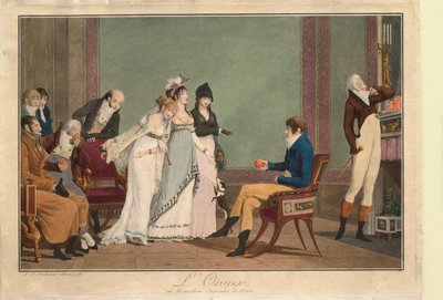 A laranja, ou O julgamento moderno de Páris de Philibert-Louis Debucourt