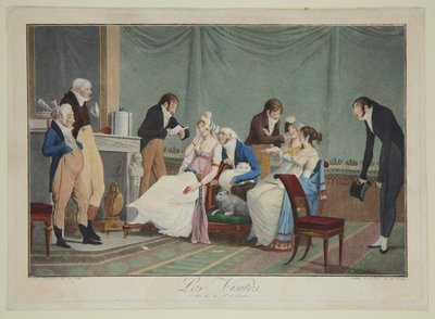 As visitas de Philibert-Louis Debucourt