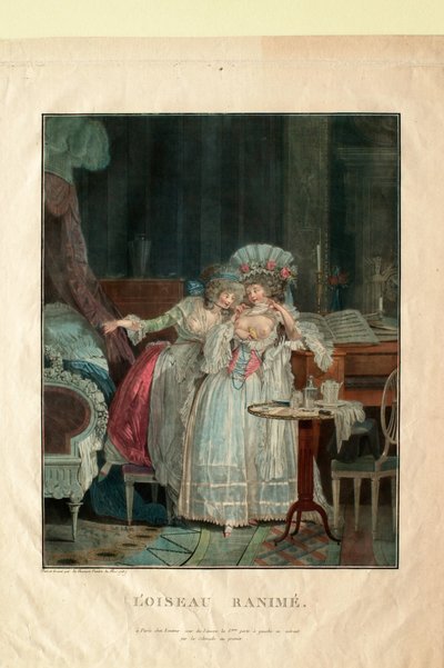 O pássaro reanimado de Philibert-Louis Debucourt