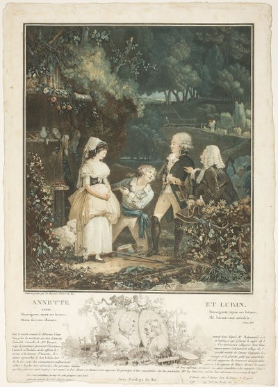 Annette e Lubin de Philibert Louis Debucourt