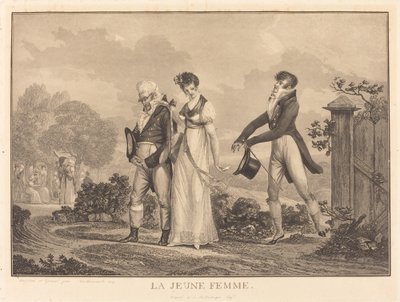 A jovem senhora de Philibert Louis Debucourt