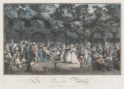 O Passeio Público de Philibert Louis Debucourt