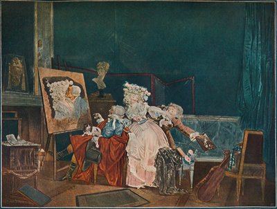 Os Dois Beijos, 1786, 1902 de Philibert Louis Debucourt