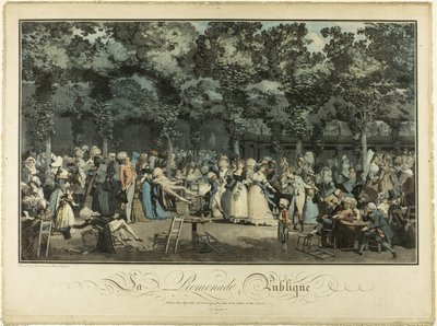 Passeio Público de Philibert Louis Debucourt