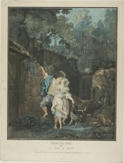 A escalada de Philibert Louis Debucourt