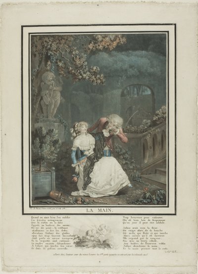 A mão de Philibert Louis Debucourt