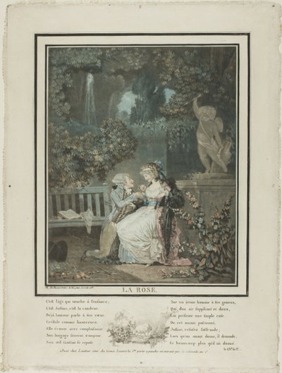A Rosa de Philibert Louis Debucourt