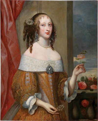 Retrato da princesa Henriette Adelaide de Savoy 1636-1676, Eleitora da Baviera. de Philibert Torret